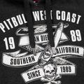 Pánska mikina Pitbull West Coast Hooded Oldschool Razor charcoal melange 3