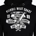 Pánska mikina Pitbull West Coast Hooded Oldschool Razor black 3