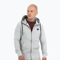 Pánska mikina Pitbull West Coast Hooded Zip Small Logo F.Terry 220 grey/melange