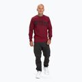 Pánska mikina Pitbull West Coast Crewneck Classic Logo burgundy 2