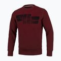 Pánska mikina Pitbull West Coast Crewneck Classic Logo burgundy 6