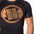 Pánsky chránič Rashguard Pitbull West Coast Rash T-S Orange Dog black 4