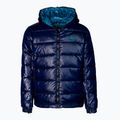 Pánska páperová bunda Pitbull West Coast Quilted Hooded Shine dark navy