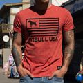 Pánske tričko Pitbull West Coast T-S Pitbull West Coast USA red 7