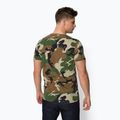 Pánske tričko Pitbull West Coast Slim Fit Lycra Small Logo woodland camo 3