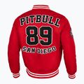 Pánska bunda Pitbull West Coast Silverwing Padded Varsity red 3