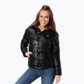 Dámska páperová bunda Pitbull West Coast Shine Quilted Hooded black