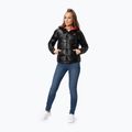 Dámska páperová bunda Pitbull West Coast Shine Quilted Hooded black 2