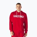 Pánska mikina Pitbull West Coast Hooded Hilltop Terry Group red