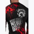 Pánsky Rashguard longsleeve Pitbull Rashguard Blood Dog II black 5