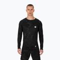 Pánsky chránič Rashguard s dlhým rukávom Pitbull West Coast Net Camo 2 Rash black camo