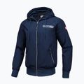 Pánska bunda Pitbull Athletic Logo Hooded Nylon dark navy 6