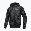Pánska bunda Pitbull Athletic Hilltop Hooded Nylon čierna 6