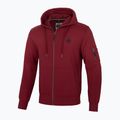 Pánska mikina Pitbull West Coast Everts Hooded Zip burgundy
