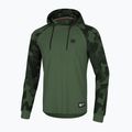 Pánska mikina Pitbull West Coast Mercado Hooded Small Logo olive dillard