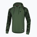 Pánska mikina Pitbull West Coast Hilltop Hooded olive