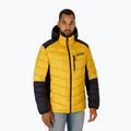 Pitbull West Coast pánska zimná bunda Evergold Hooded Padded yellow/black