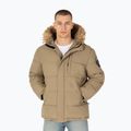 Pitbull West Coast pánska zimná bunda Taurus Hooded dark sand
