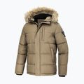 Pitbull West Coast pánska zimná bunda Taurus Hooded dark sand 3