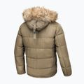 Pitbull West Coast pánska zimná bunda Taurus Hooded dark sand 4
