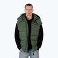 Pitbull West Coast pánska zimná bunda Perseus Hooded Vest olive