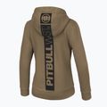 Dámska mikina Pitbull West Coast Zip Hilltop s kapucňou coyote brown 2