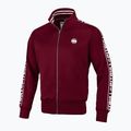 Pánska bunda Pitbull West Coast Trackjacket Tape Logo Terry Group burgundy 4