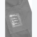 Pánska bunda Pitbull West Coast Athletic Logo Hooded Nylon light grey 8