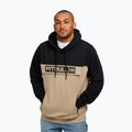 Pánska mikina Pitbull West Coast Terry Group 2-Colors Hilltop Hooded black/sand