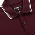 Pánska polokošeľa Pitbull West Coast Pique Stripes Regular burgundy 6