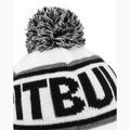 Pánska zimná čiapka Pitbull Beanie Fleming II white/black 3