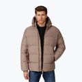Pánska zimná bunda Pitbull Duncan Quilted Hooded dark sand 4