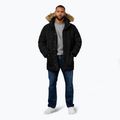 Pánska bunda Pitbull Forest Hooded Parka black 2