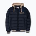 Pánska bunda Pitbull Hidden Quilted Hooded dark navy/beige