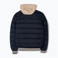 Pánska bunda Pitbull Hidden Quilted Hooded dark navy/beige 3