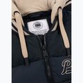 Pánska bunda Pitbull Hidden Quilted Hooded dark navy/beige 4