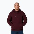 Pánska mikina s kapucňou Pitbull Small Logo burgundy