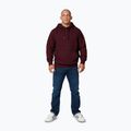 Pánska mikina s kapucňou Pitbull Small Logo burgundy 2