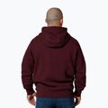 Pánska mikina s kapucňou Pitbull Small Logo burgundy 3