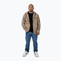 Pánska mikina Pitbull Small Logo Hooded Zip pale sand 2
