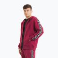 Pánska mikina Pitbull Tape Nugget Hooded Zip Sweatshirt burgundy 3