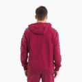 Pánska mikina Pitbull Tape Nugget Hooded Zip Sweatshirt burgundy 4