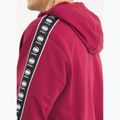 Pánska mikina Pitbull Tape Nugget Hooded Zip Sweatshirt burgundy 5
