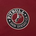 Pánska mikina Pitbull San Diego Ca Crewneck Sweatshirt burgundy 5