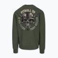 Pánska mikina Pitbull Para Bellum Crewneck Sweatshirt old green 2