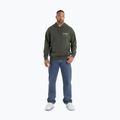 Pánska mikina Pitbull Troublemaker Hooded Sweatshirt old green 2
