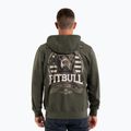 Pánska mikina Pitbull Troublemaker Hooded Zip Sweatshirt old green 2