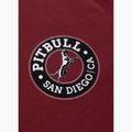 Pánske tričko Pitbull San Diego CA black burgundy 6