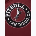 Pánske tričko Pitbull San Diego CA black burgundy 7