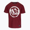 Pánske tričko Pitbull Logo Palms burgundy 4